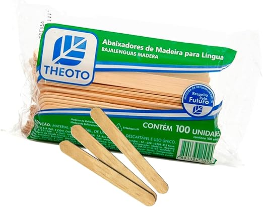 Abaixador de Língua com 100 UN - THEOTO