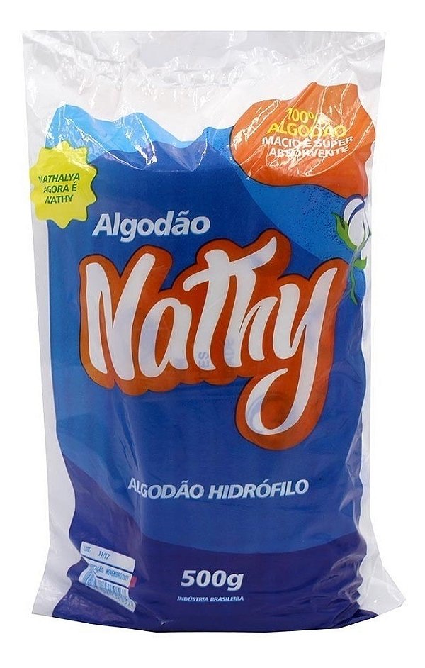 Algodão Hidrófilo 500g - NATHY