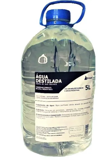 Água Destilada 5L - Fortsan