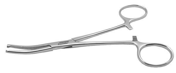 Pinça Hemostática Kocher Curva 1x2 Dentes 18cm – Golgran
