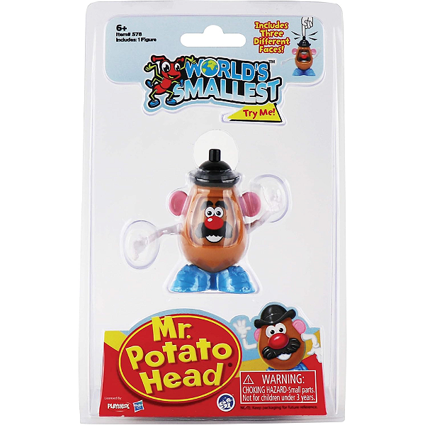 Sr. Cabeça de Batata Mini | Boneco Original Licenciado com Expressões Faciais | Miniatura Colecionável de 3cm