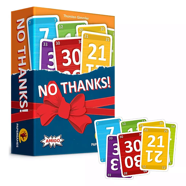 Jogo De Cartas No Thanks! Em Português Papergames