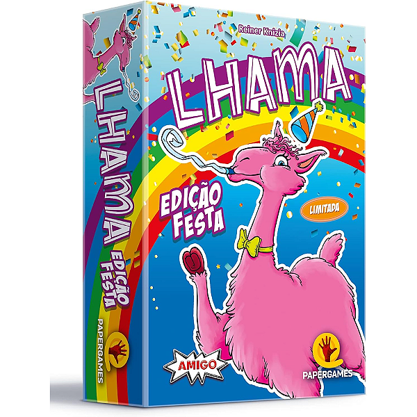 Lhama - Edição Festa Limitada - Jogo De Cartas Paper Games