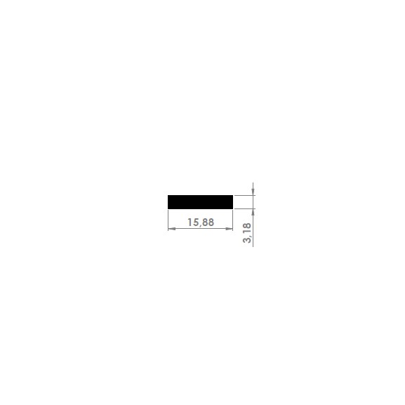 BC-001 - Barra Chata 3/8" x 1/8"