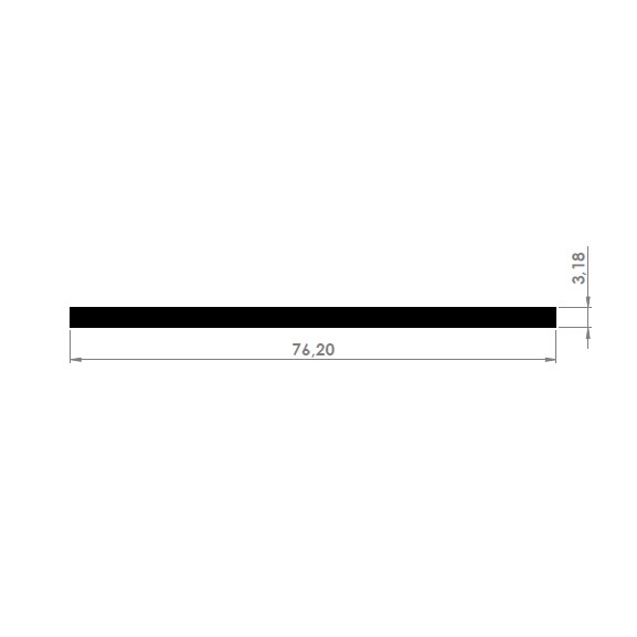 BC-009 - Barra Chata 3" x 1/8"