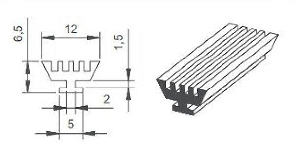 Vedação de PVC Extra - Preta (Borracha de Vedação)
