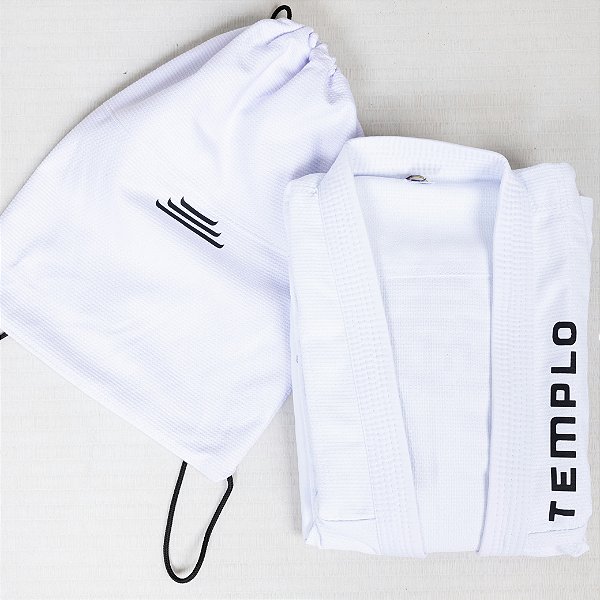 Kimono Templo Jiu Jitsu Infantil Branco