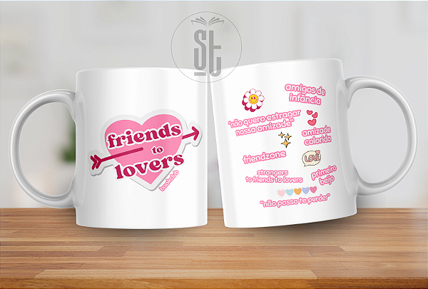 Caneca Trope - Friends to lovers