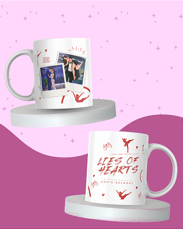 Caneca Lies of Hearts