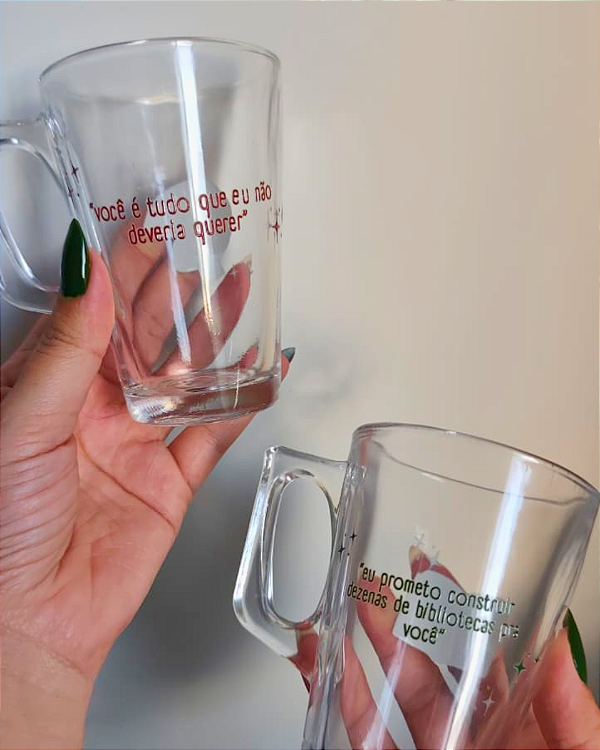 Caneca Vidro - Série "ESE"