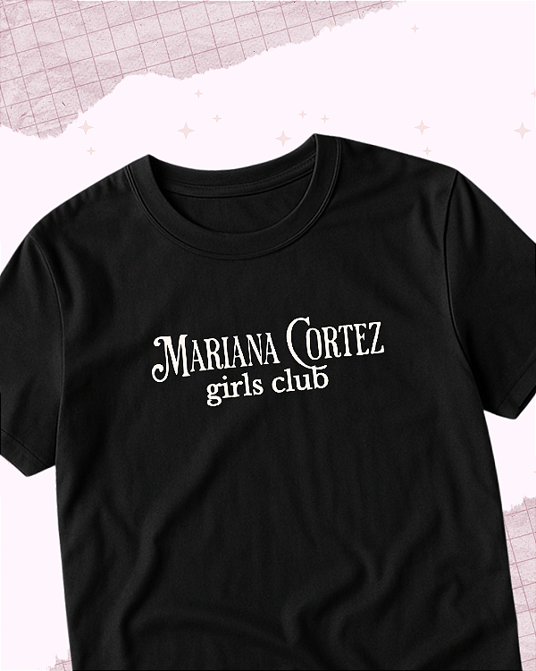 Camiseta e Cropped "Mariana Cortez"