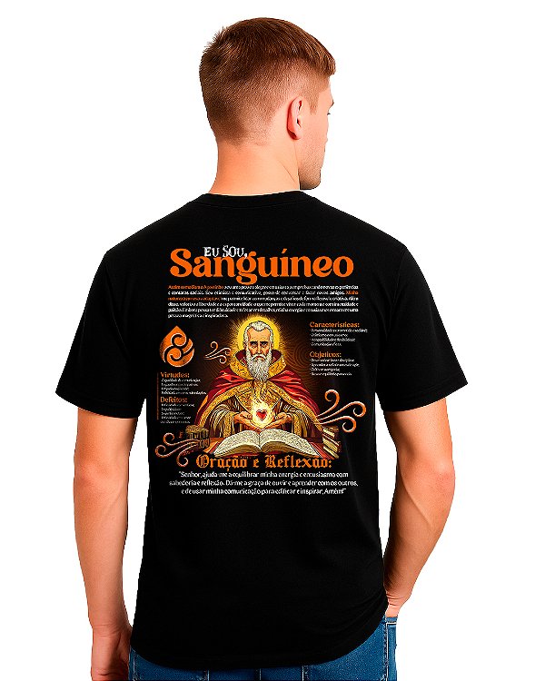 Camiseta: Temperamentos- Sanguíneo