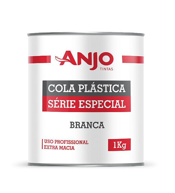 COLA PLASTICA MASSA 1KG BRANCA ANJO GOTA SE (24)
