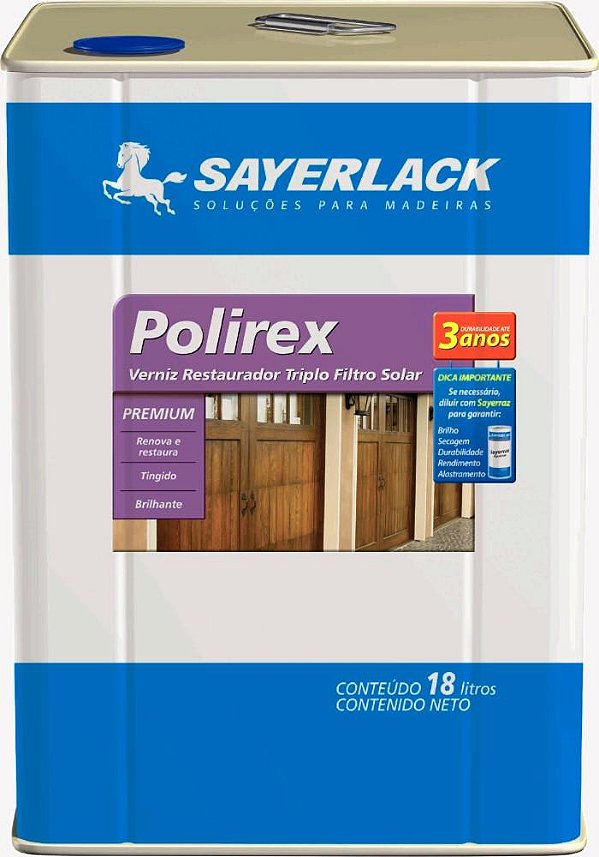 VERNIZ MOGNO BRIL 18L POLIREX SAYERLACK 2245