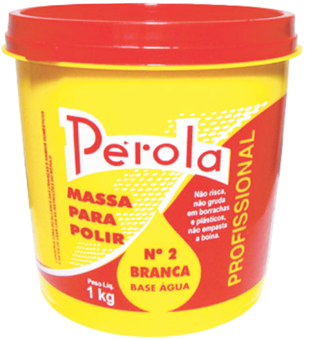 MASSA POLIR N.2 AGUA PEROLA VERMELHA 0813 LT