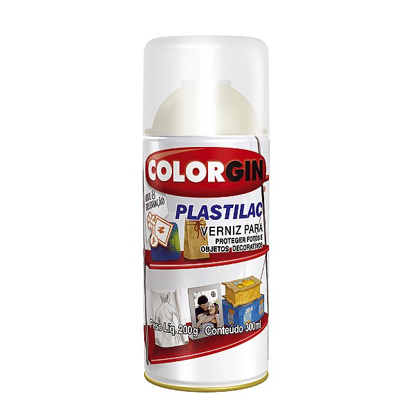 SPRAY VERNIZ FOSCO 300ML PLASTILAC FOTO COLOR 781