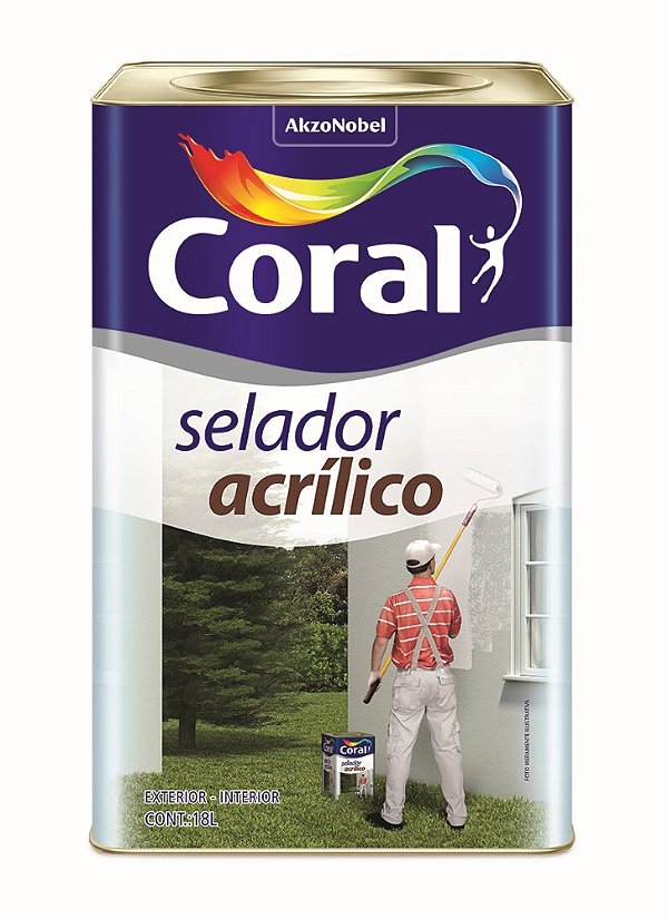 SELADOR ACRILICO BRANCO 18L CORAL 2616