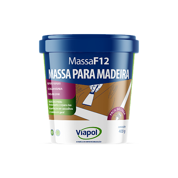 MASSA MADEIRA IMBUIA 0,4KG F12 FUSECOLOR  16