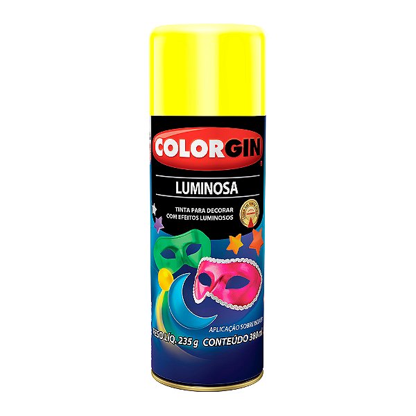 SPRAY AMARELO LUMINOSO COLORGIN 756 UN