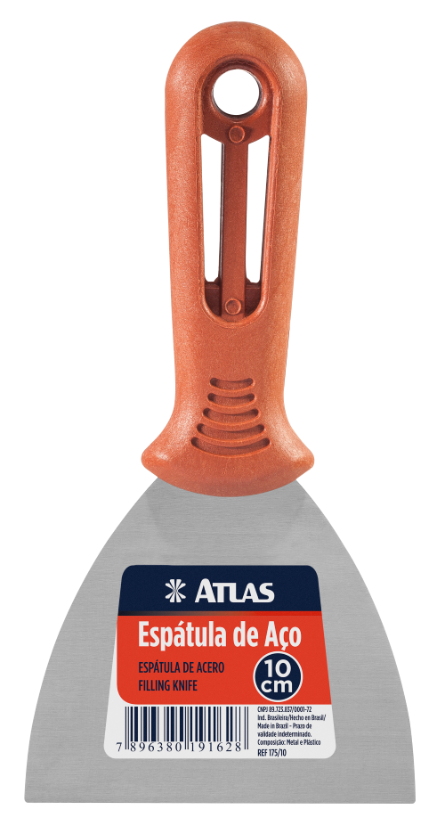 ESPATULA 10CM ACO CARBONO ECONOMICA ATLAS 175/10