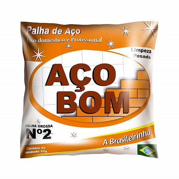 PALHA DE ACO N.2 GROSSA AÇOBOM (20/300) UN