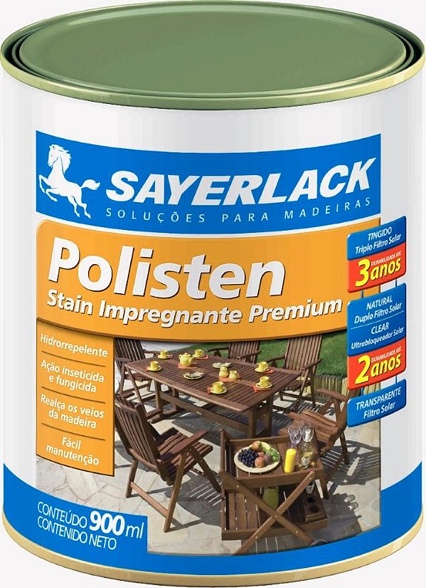 STAIN TRANSPARENTE 0,9L POLISTEN 3201.00