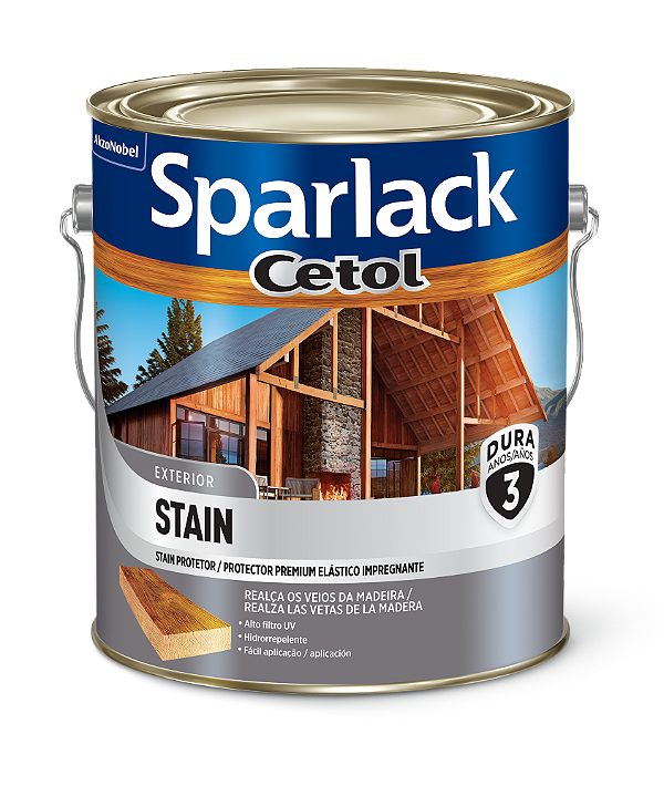 STAIN NATURAL 3,6L CETOL SPARLACK 3109