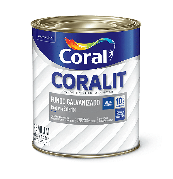 GALVITE FUNDO GALVANIZADO 0,9L CORAL 2671