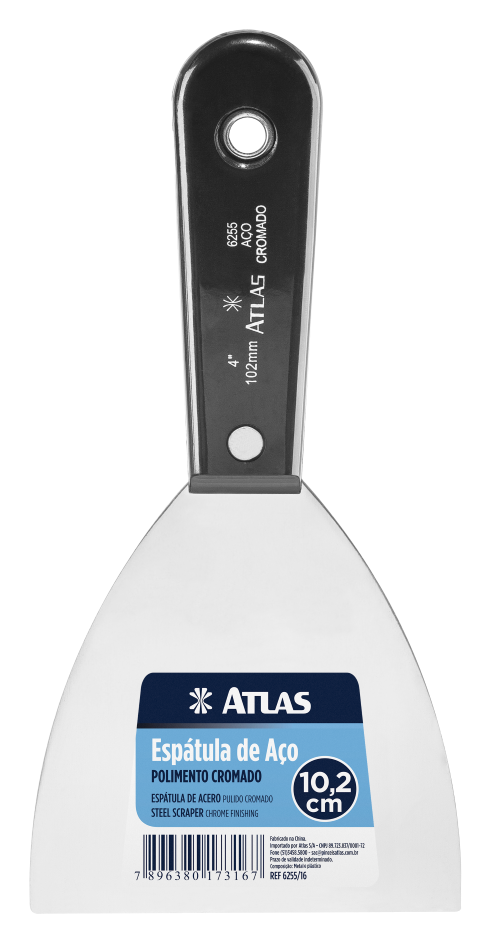 ESPATULA 10,2CM CROMADO STANDARD ATLAS 6255/16