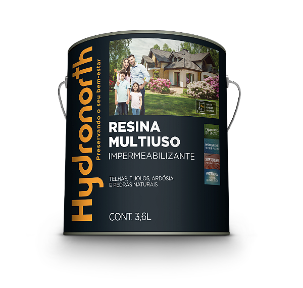 RESINA CERAMICA TELHA 3,6L SOLV HIDRONORTH 5603