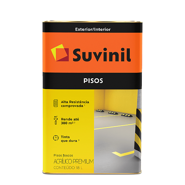 CINZA ESCURO PISO 18L FOSCO CHUMBO SUVINIL 9268