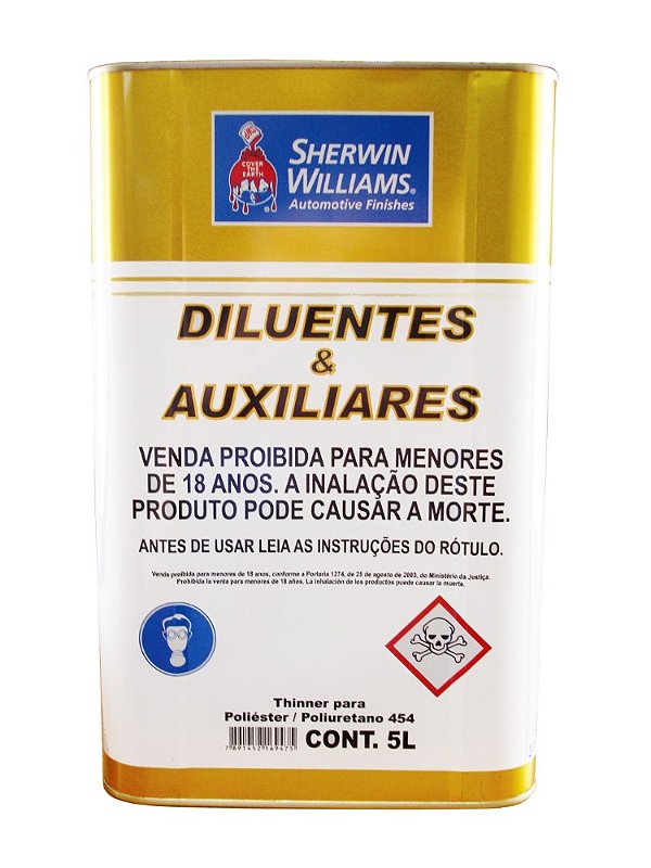 THINNER PU 5L LAZZURIL 454