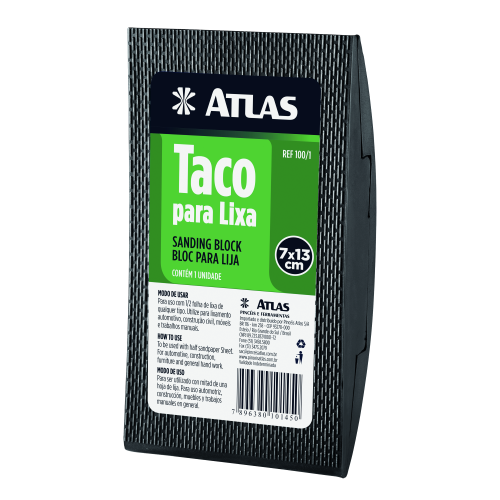 LIXADOR MANUAL TACO GRANDE ATLAS 100/1 P/CARRO