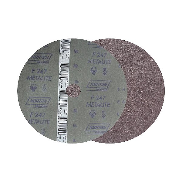 DISCO 180MM FIBRA 80 METALITE NORTON F247(100)