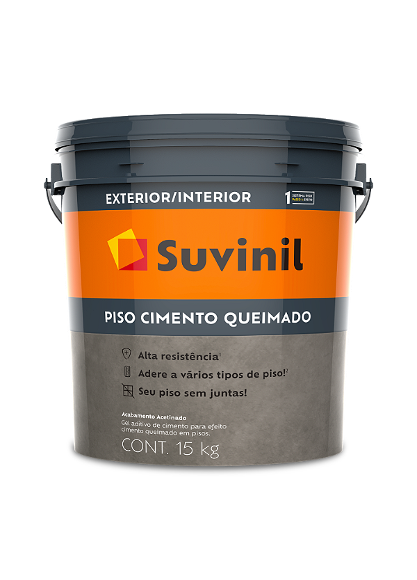 PISO CIMENTO QUEIMADO 15KG SUVINIL 7642