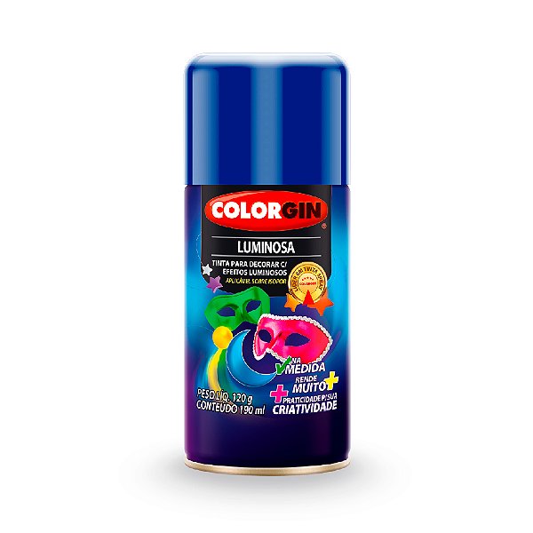 SPRAY AZUL LUMINOSO COLORGIN 757  UN