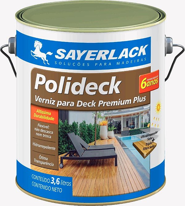 VERNIZ NATURAL S/B 3,6L 6AN POLIDECK SAYE.2316.427