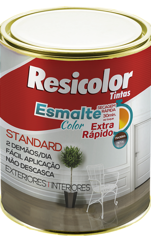 CINZA ESCURO BRIL STANDARD 0,9L RESICOLOR 9007