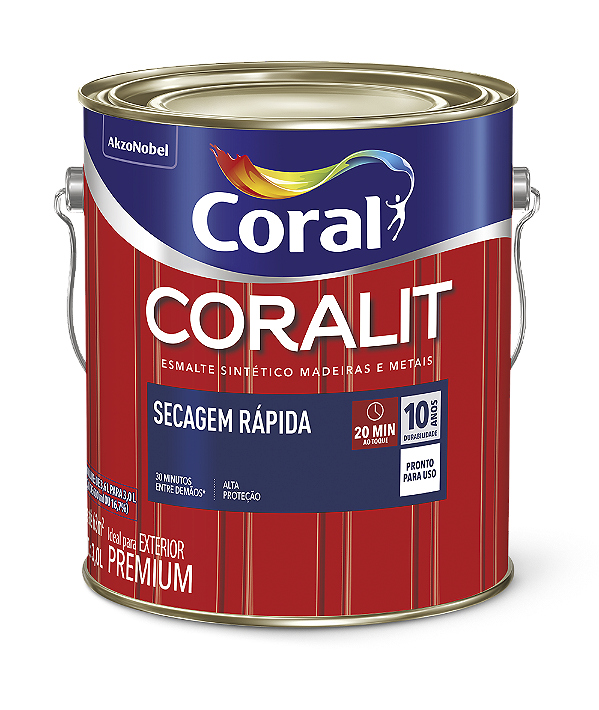 AMARELO BRIL PREMIUM 3L SECAGEM RAPID CORALIT 1735