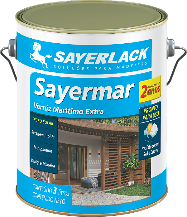 VERNIZ INCOLOR BRIL 3,0L MARITIMO SAYERMAR 2328.00