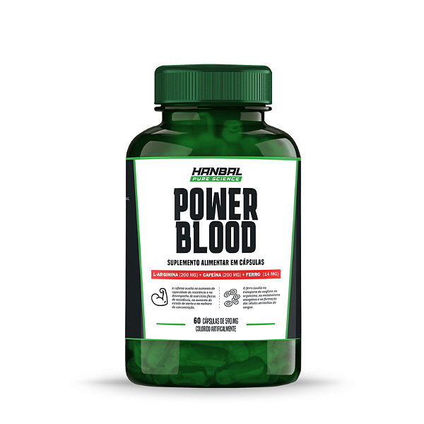 Power Blood Vasodiladator 60 cápsulas - Hanbal