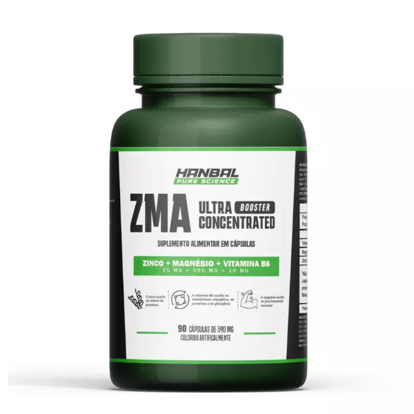 ZMA Ultra Concentrado 90 cápsulas - Hanbal