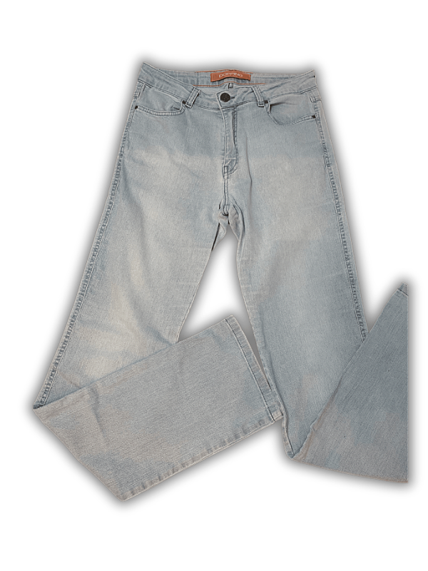 CALÇA JEANS RETA LAVAGEM CLARA DOPPING 40