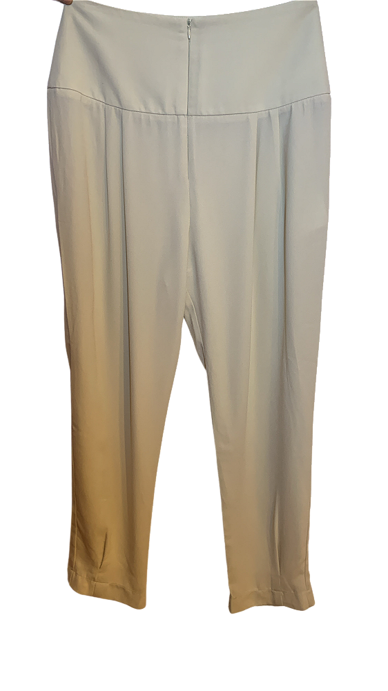 CALÇA SOCIAL SLIM CREME MARIA FILO P