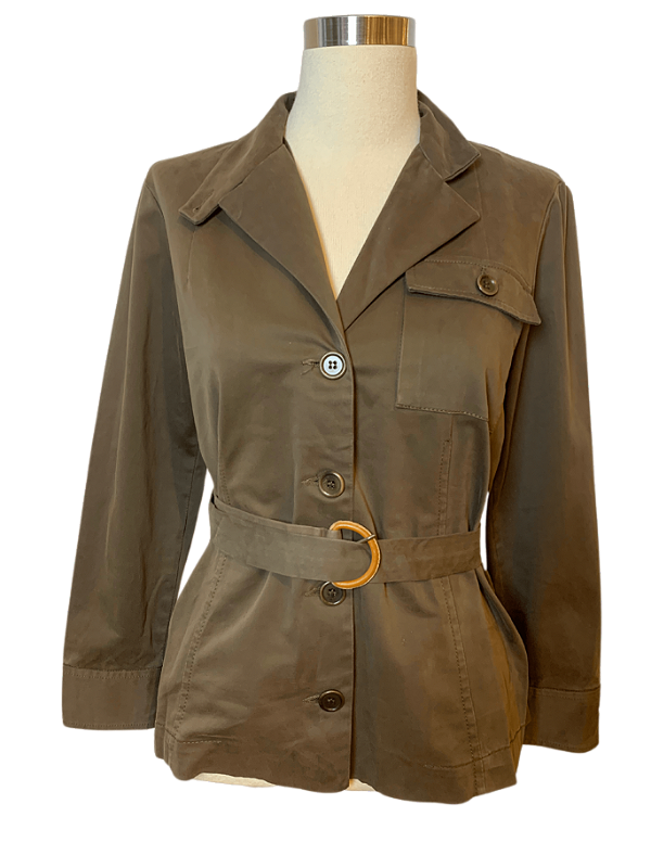 PARKA MARROM ANDREA SALETTO 38