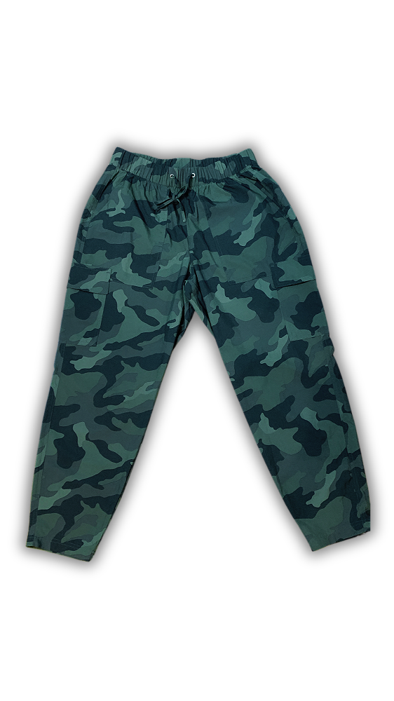CALÇA CARGO VERDE EST CAMUFLADO OLD NAVY M