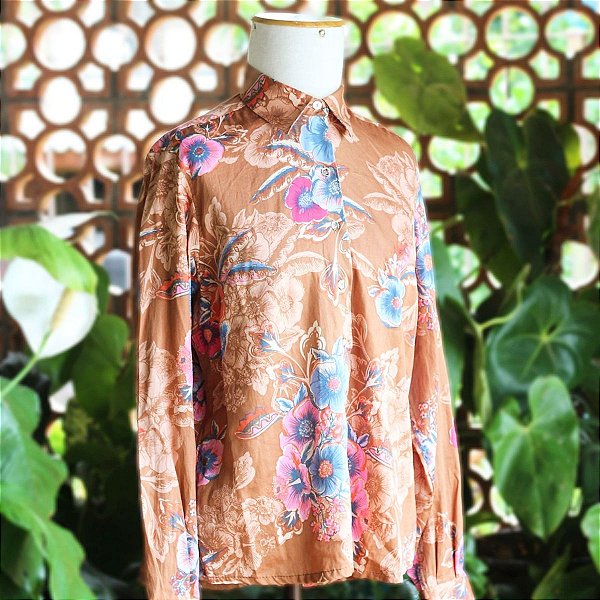 Camisa Dudalina estampada 44