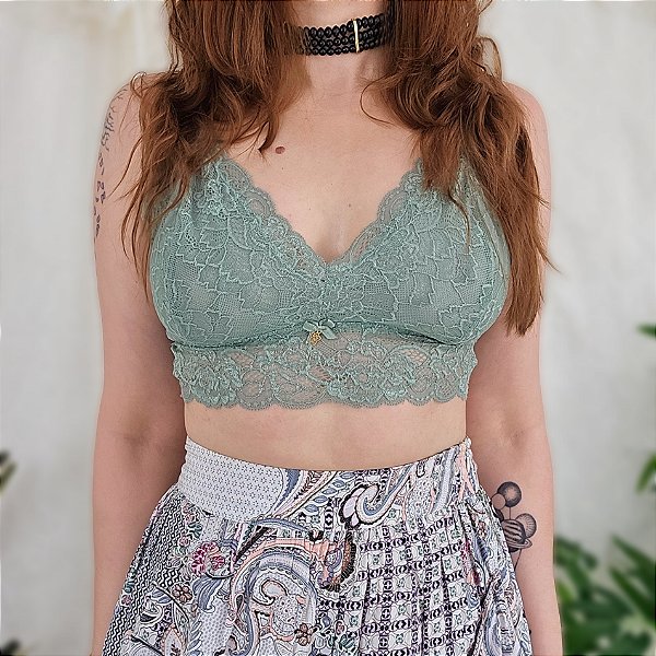 Sutiã verde Novo 48