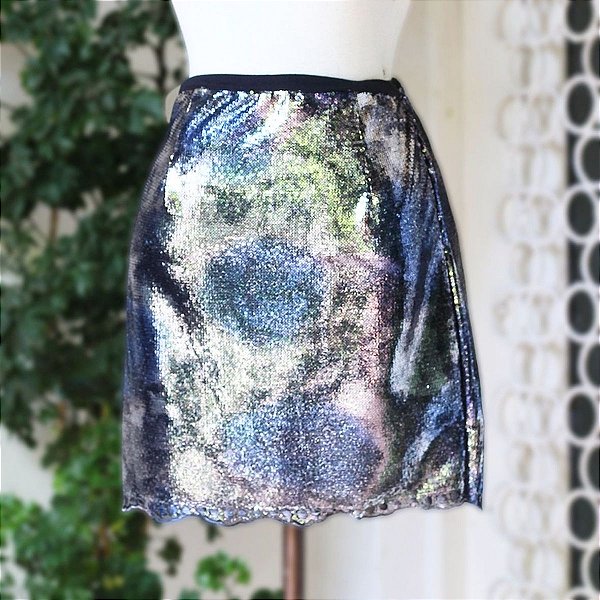 Saia paetês holográfico P