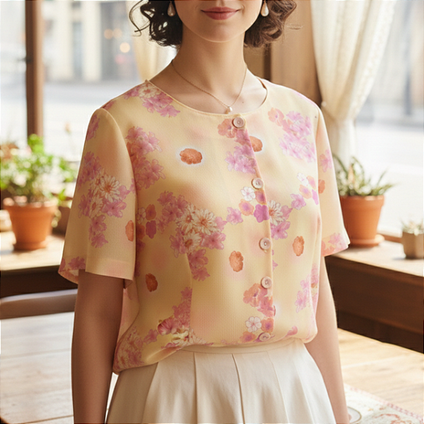 Camisa vintage estampada M